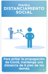 Social distance - Spanish