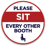 Sit Every Other Booth 5