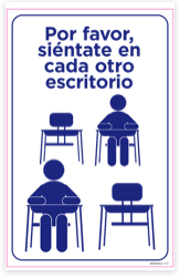  Please sit - Spanish