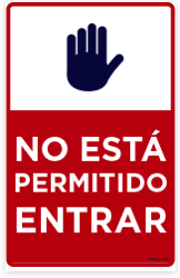 Do not enter area - Spanish