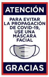 Prevent Spread Face Mask - Spanish