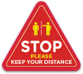 Stop Please Keep Your Distance