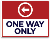One Way Only Left 6