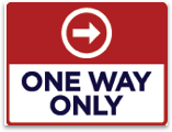 One Way Only Right 4