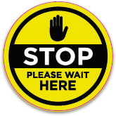 Stop Please Wait Here 3