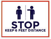 Keep 6 ft. Distance