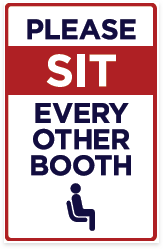 Sit Every Other Booth