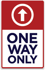 One Way Only Up