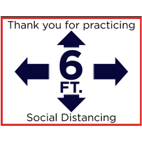social distancing signs 24