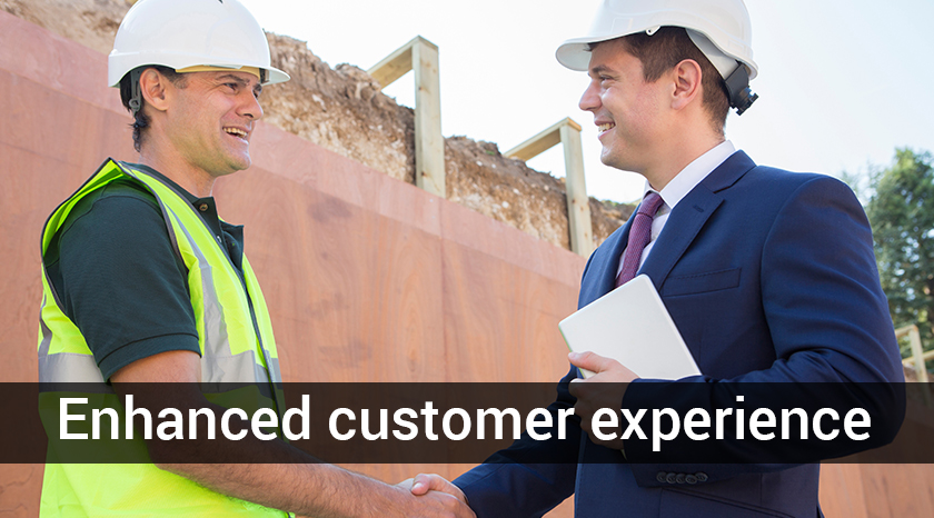 Enhanced customer experience: 