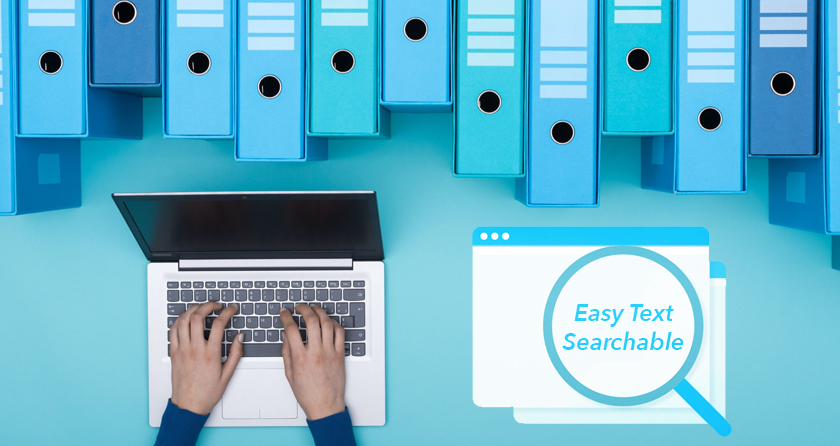 Easy text-searchable documents