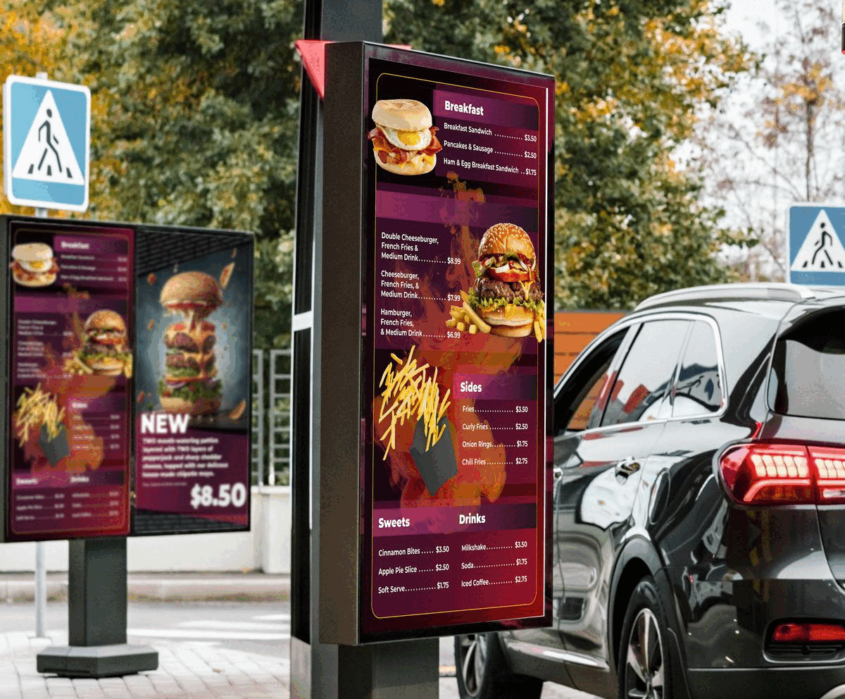 Drive-thru-fast-food-three-screen