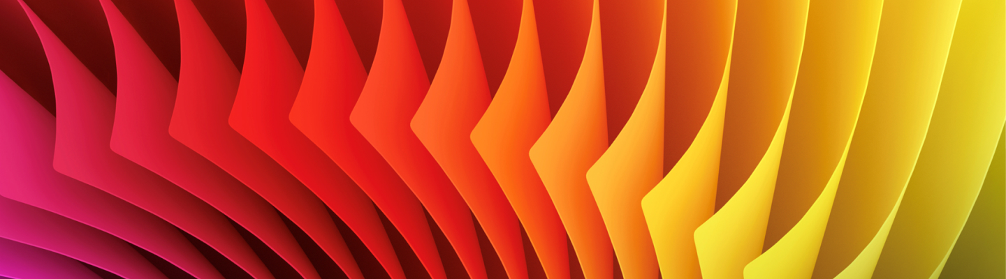 Colorful wave gradient background