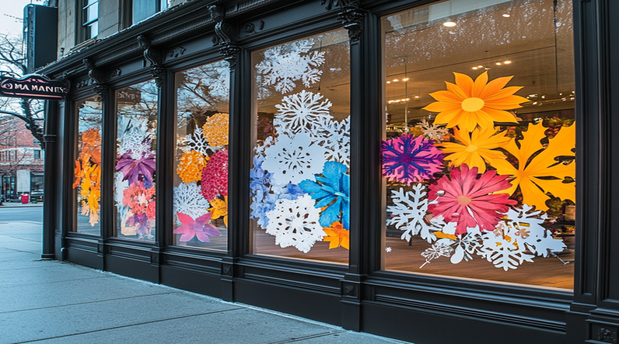 Boost Sales with Seasonal Window Graphics