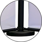 Close-up of base weight detail