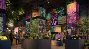 Pop - Up Shop Graphics Ingenuity ARC Document Solutions ARC Document Solutions modular trade show graphics space usage
