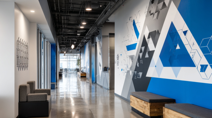 Office Branding with Custom Art