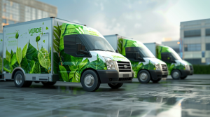 ARC Document Solutions sustainable vehicle graphics design