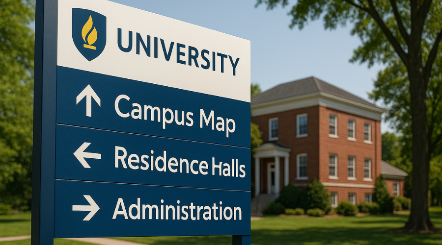 Navigating Campuses with Wayfinding