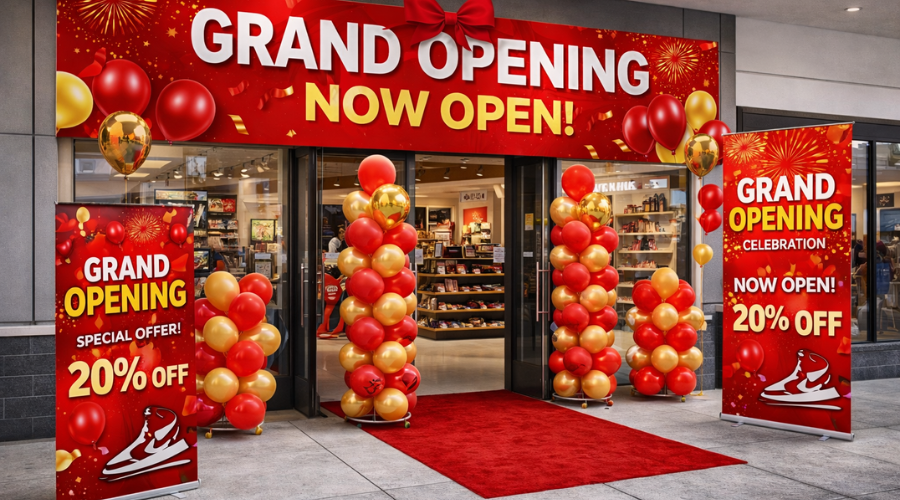 Grand Opening Graphics Go Large