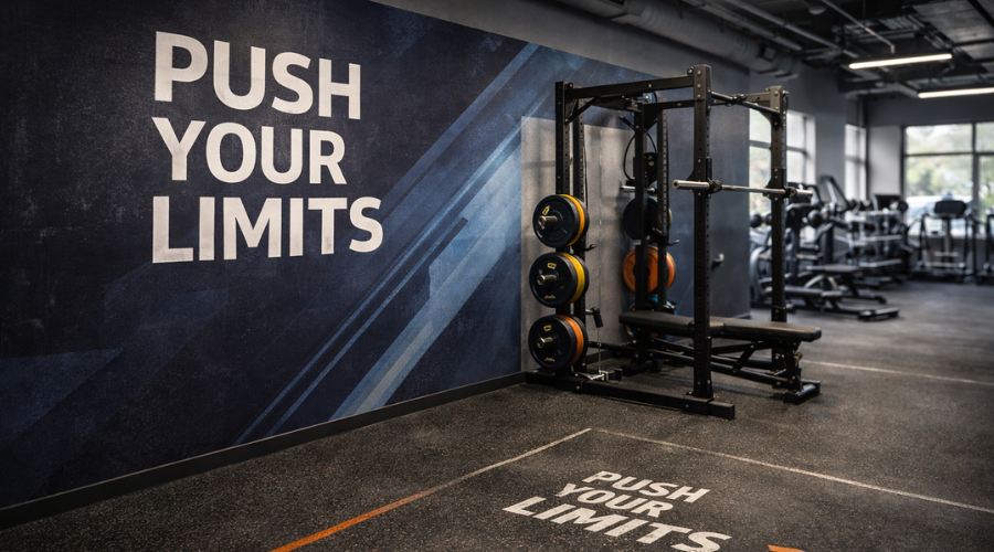 Custom Graphics Redefine Gyms