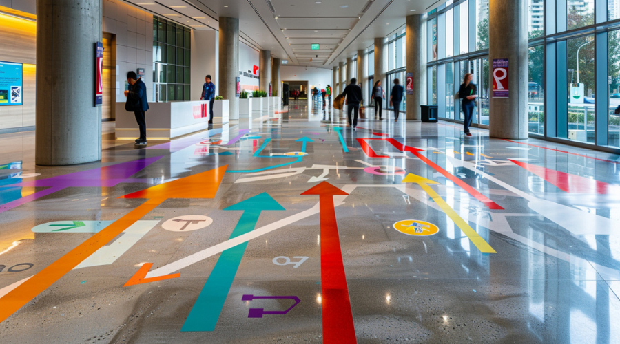 Floor Graphics Guide Your Story