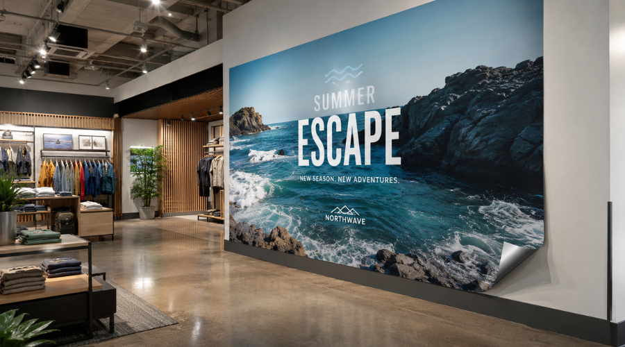 Removable Wall Graphics Changeable Campaigns Drive Rapid Branding