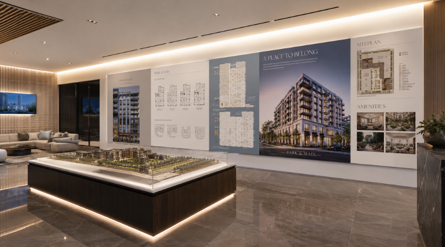 Large Format Graphics For Real Estate Sales Centers