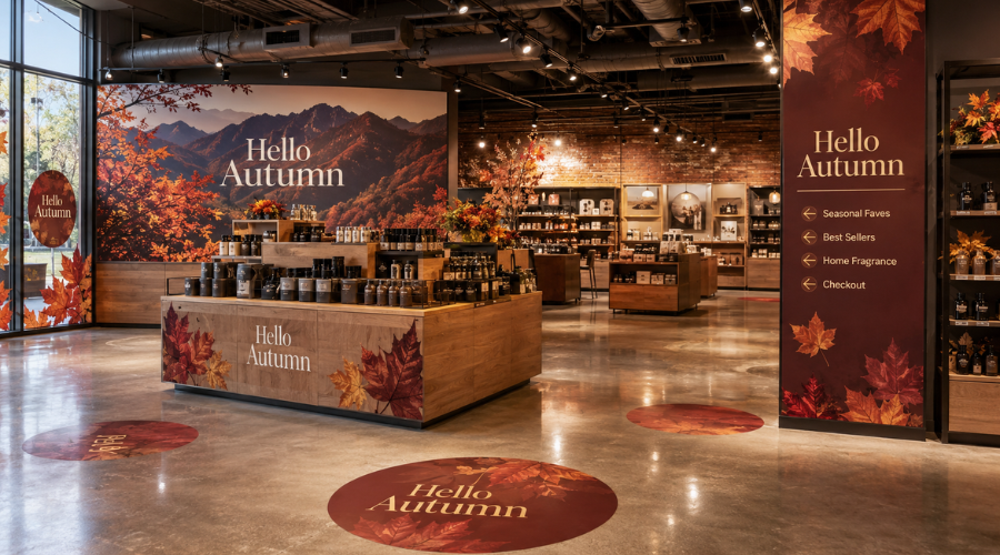 Boost Engagement with Seasonal Refresh Environmental Graphics