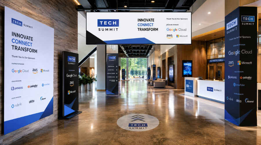 Maximize Sponsorship Signage Event Venue Packages