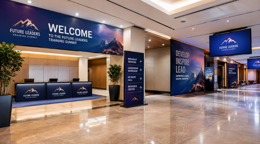 Maximize Impact With Corporate Training Event Graphics