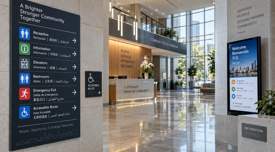 Multilingual Signage Inclusive Graphics Guide