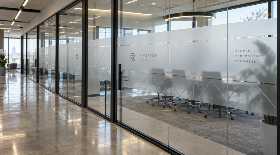 Privacy Graphics for Glass Conference Rooms