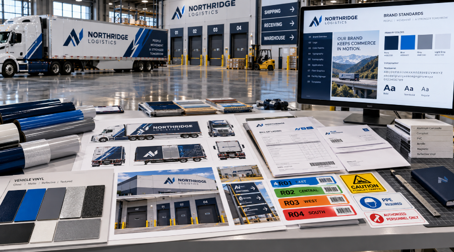 Brand Guidelines for Transportation & Logistics Graphics