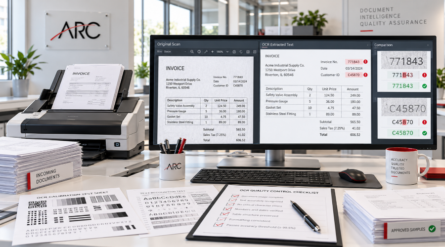OCR Quality Assurance Checklist for Accuracy