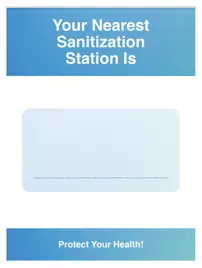 blue sanitization location