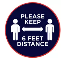 Keep 6 Feet Distance