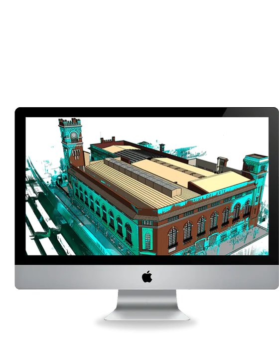 3D bim apple monitor