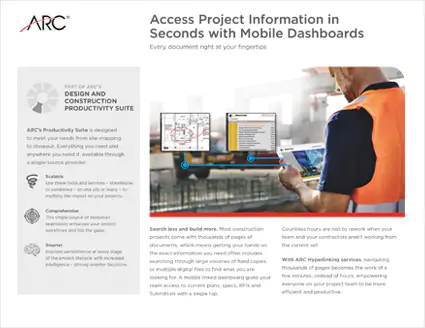 hyperlink access project information in seconds with mobile dashboards
