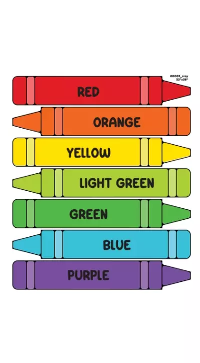 0003 crayons colors