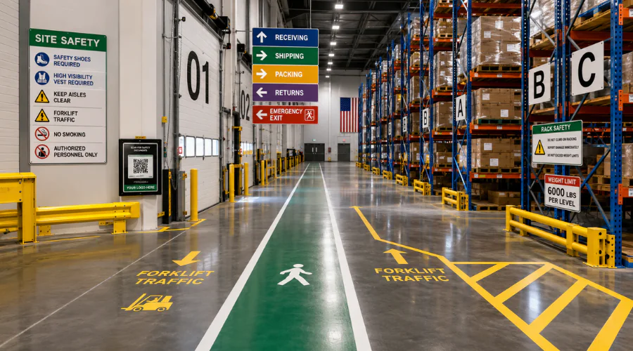 Improve Safety with Warehouse Graphics